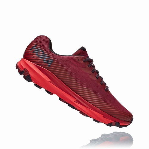 Hoka One One TORRENT 2 Trail Running Shoes For Men India Red IN-5136